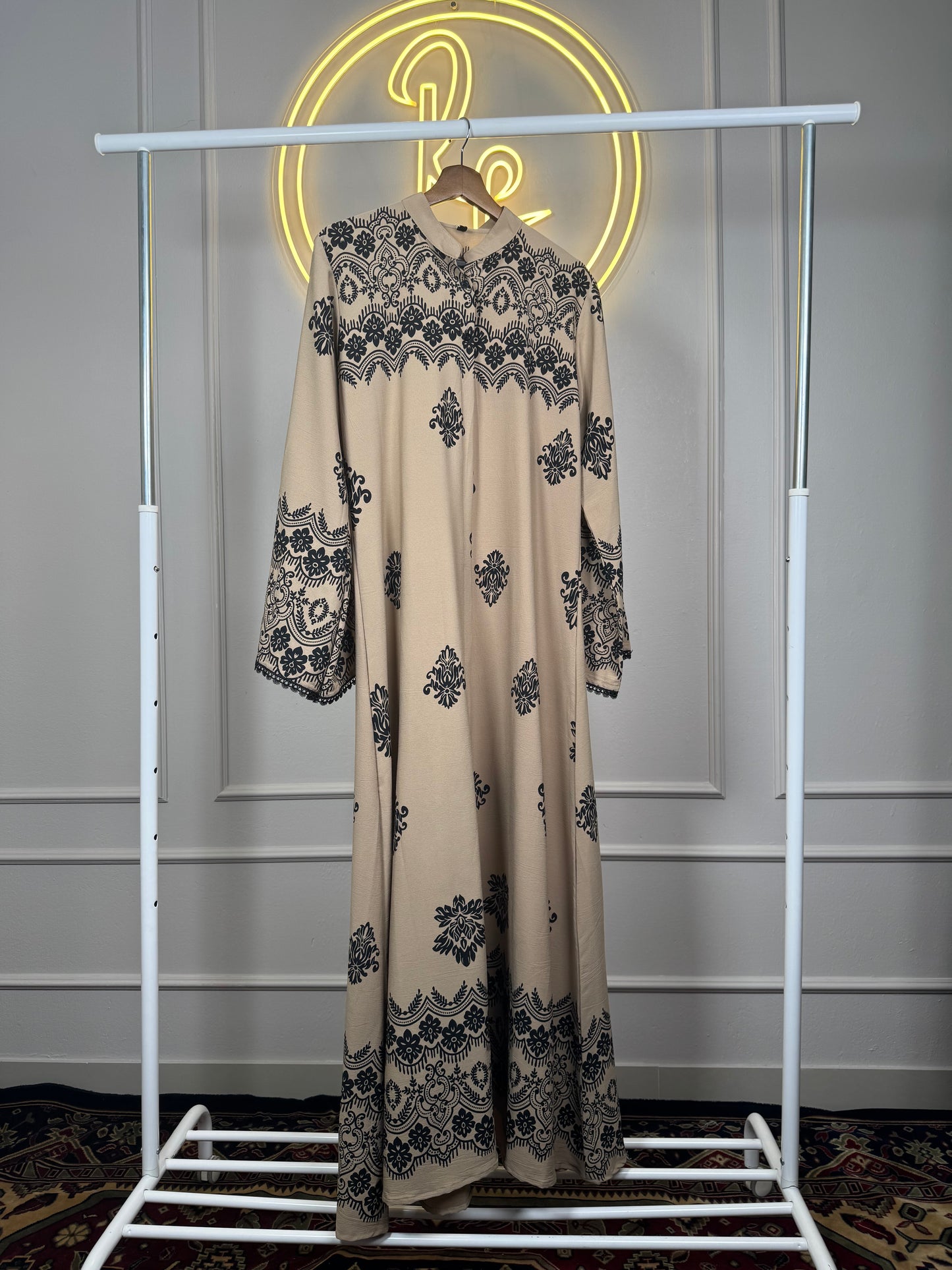 Women’s Modest Flowy Maxi Dress – 54 Inch Long Elegant Casual Maxi Dress Fit Up to L