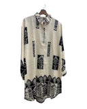 Collared Knee Length Tops (XL)