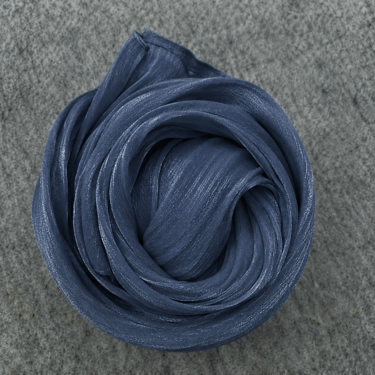 Shimmering RF Abayas organza hijab in elegant light fabric with subtle shine, perfect for stylish modest wear.
