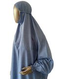 Islamic Prayer Dress / Jilbab - Blue