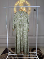 Summer Friendly Maxi Dress - 56” Length- Smocked Sleeves