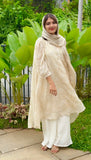 RF Abayas cotton Hakoba coord set with high-low top and palazzo, designed for up to 3 XL, showcasing vibrant fabric and comfortable fit.