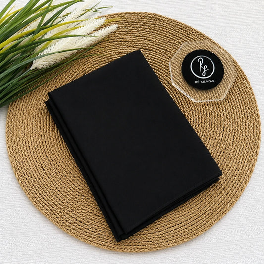 Premium Malaysian Georgette (Triple Black)