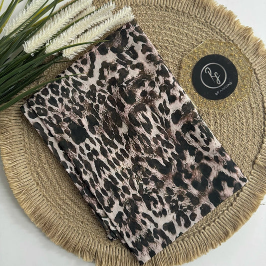 Animal Print Chiffon Hijab
