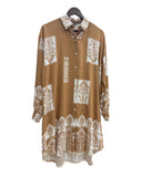 Collared Knee Length Tops (XL)