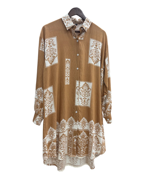 Collared Knee Length Tops (XL)