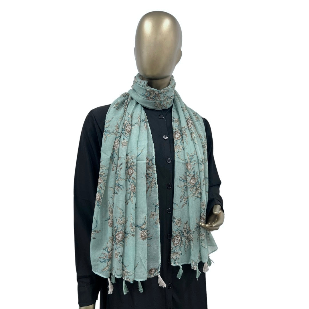 Cotton Floral with Tassels - RF Abayas