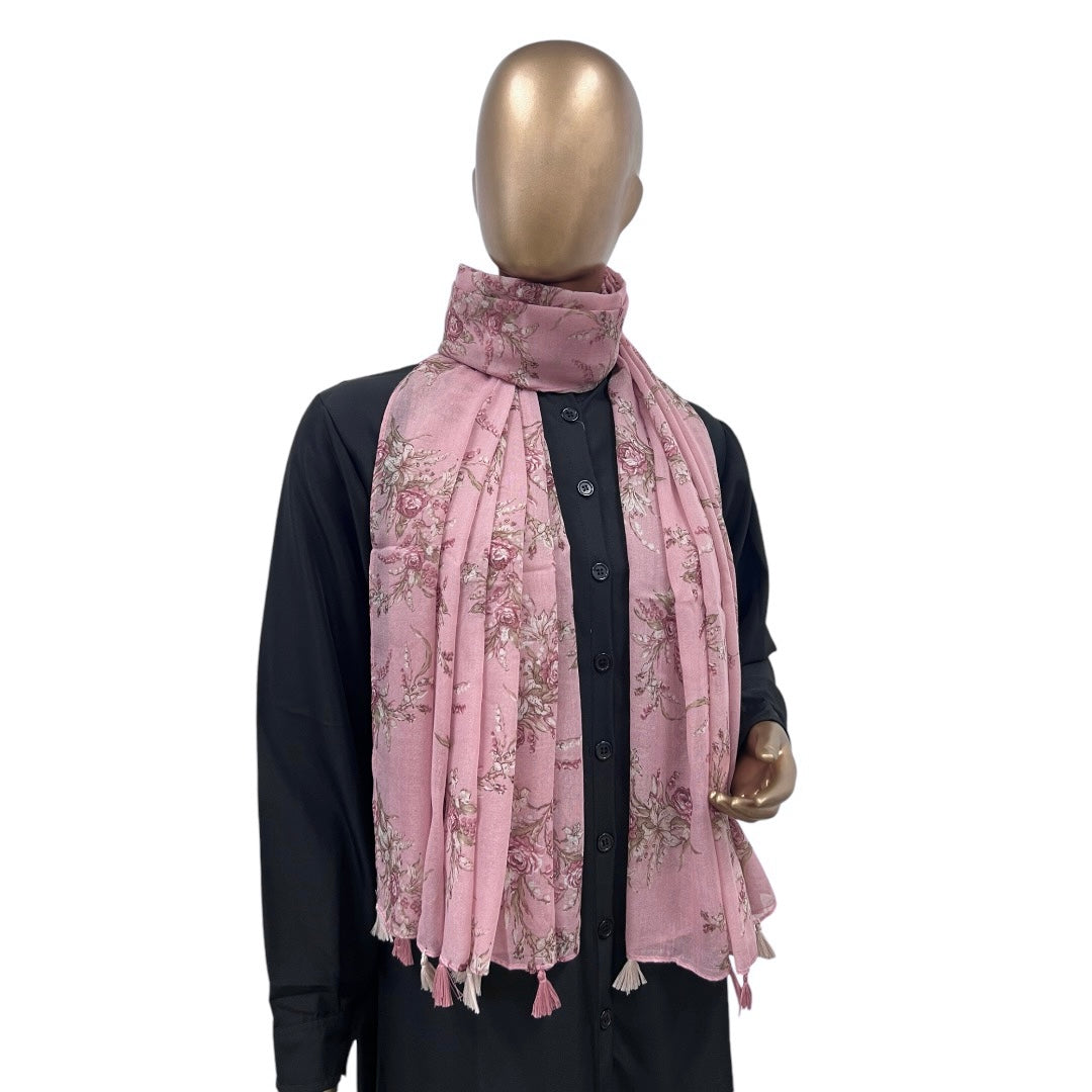 Cotton Floral with Tassels - RF Abayas