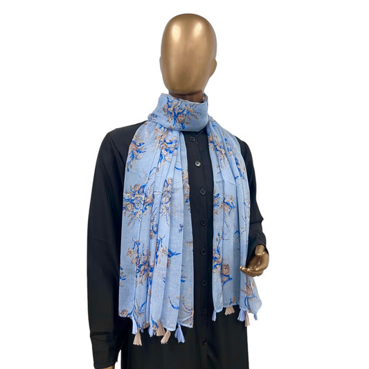 Cotton Floral with Tassels - RF Abayas