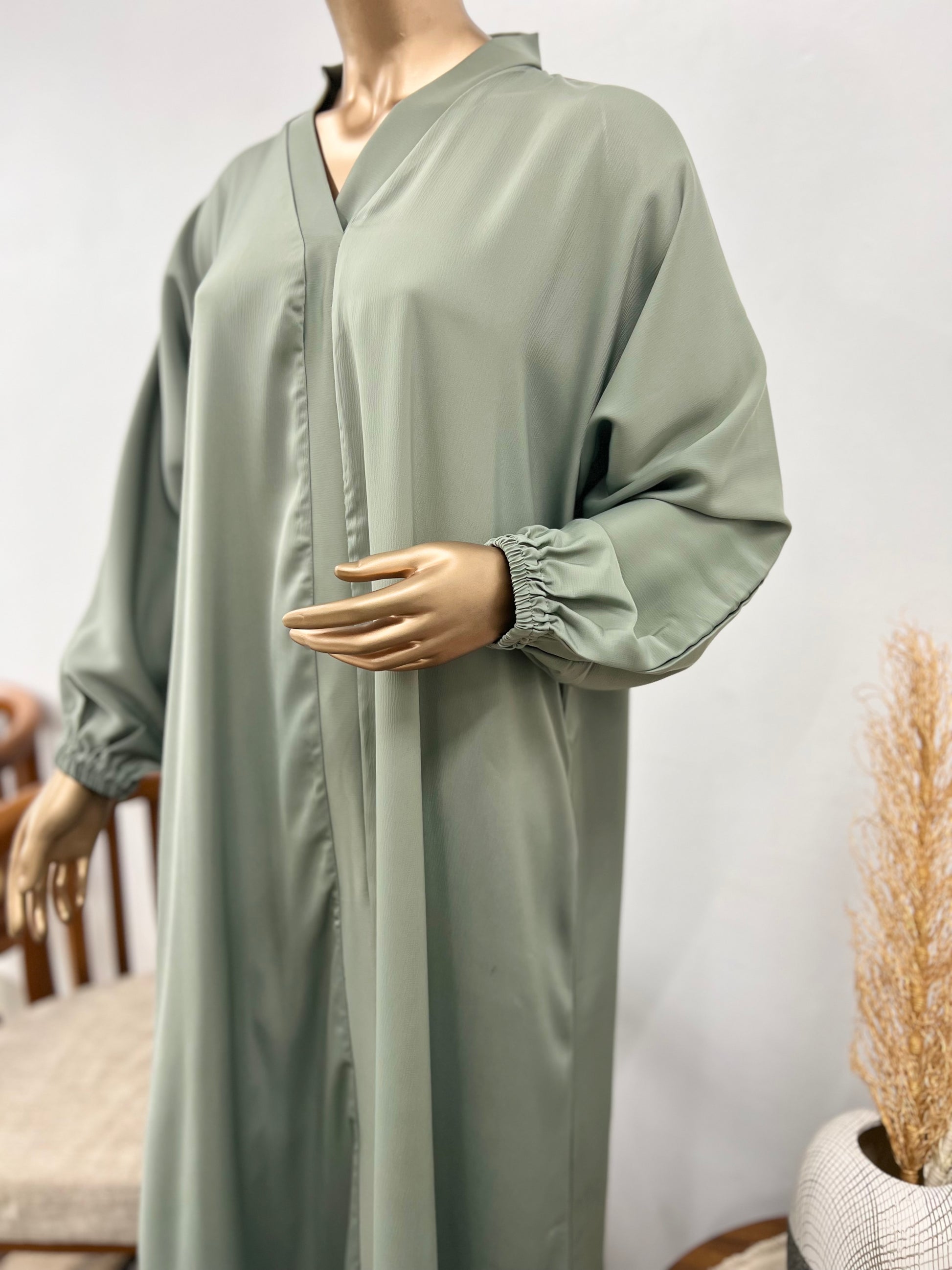 Everyday Comfort Abaya - Mint - RF Abayas