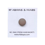 Hijab Magnet (1 Pair) - Round - RF Abayas
