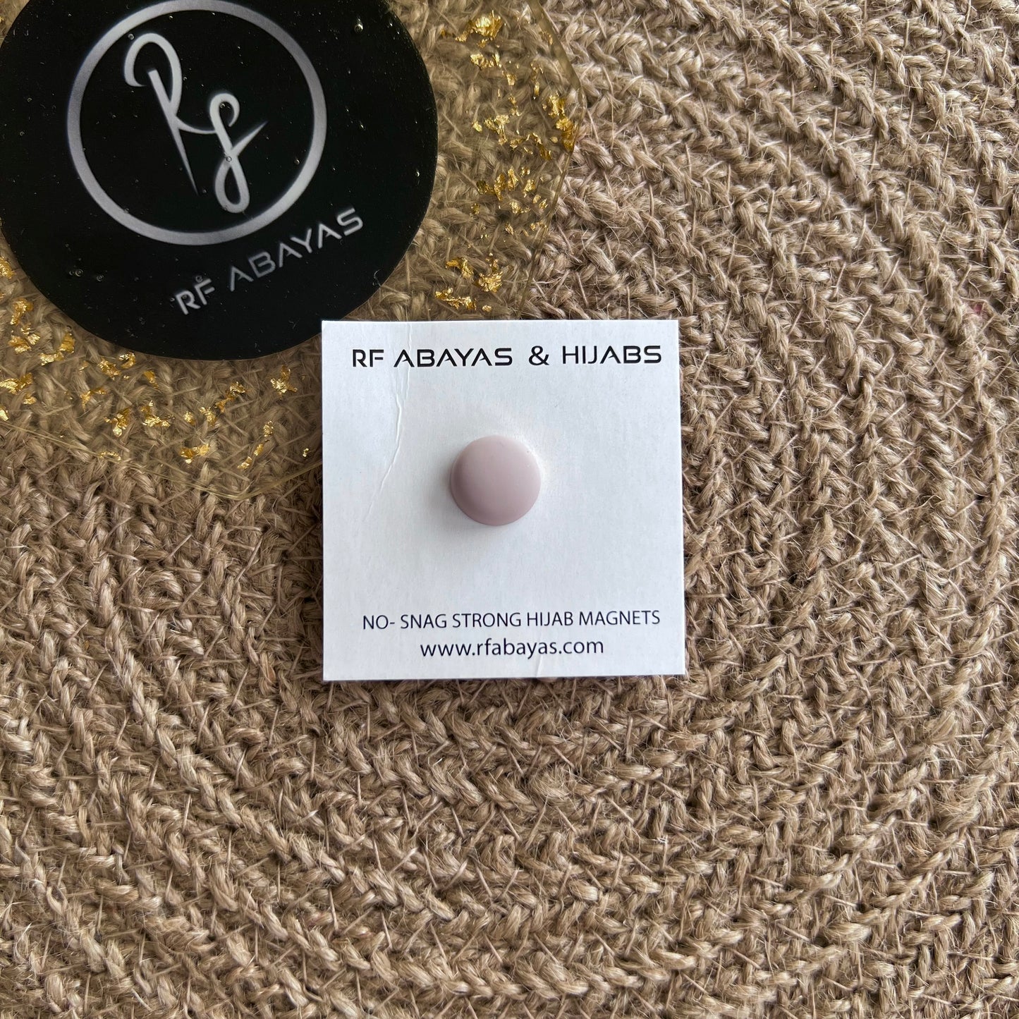 Hijab Magnet (1 Pair) - Round - RF Abayas