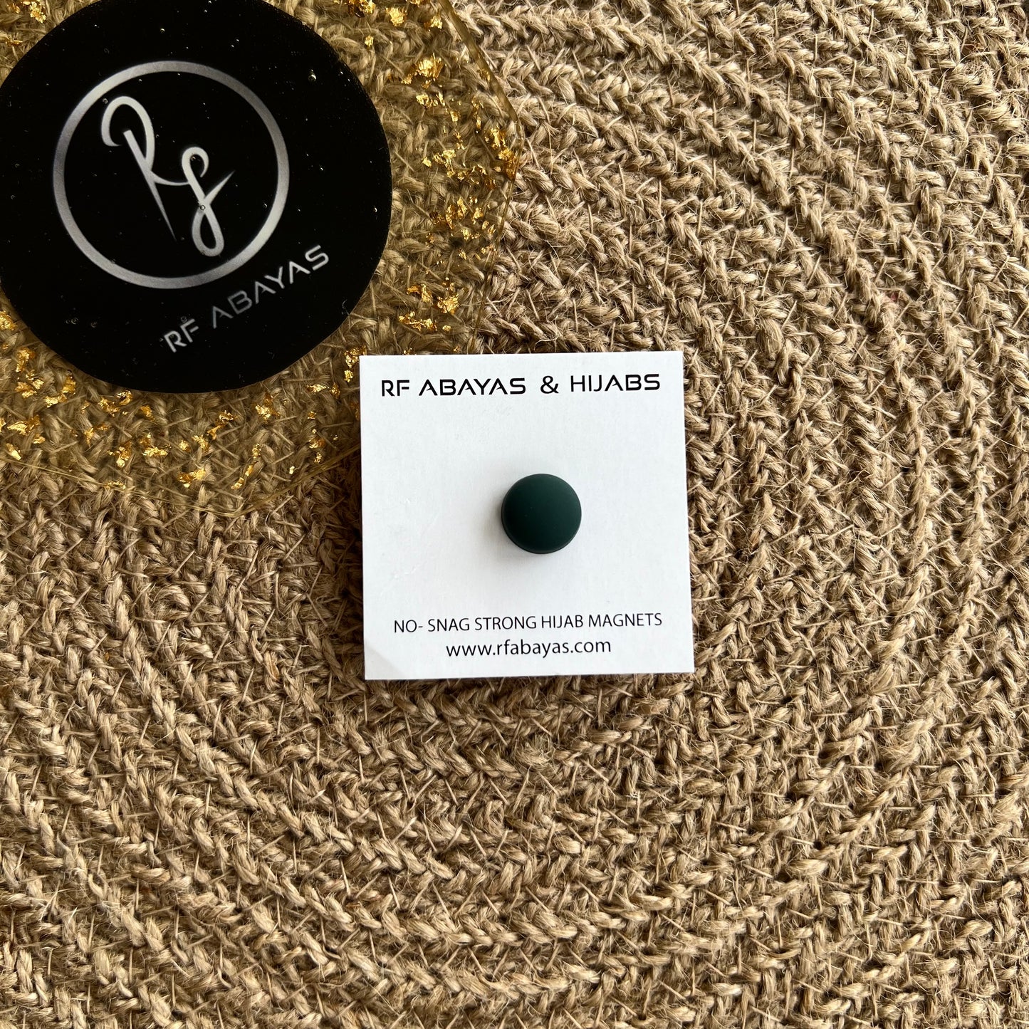 Hijab Magnet (1 Pair) - Round - RF Abayas
