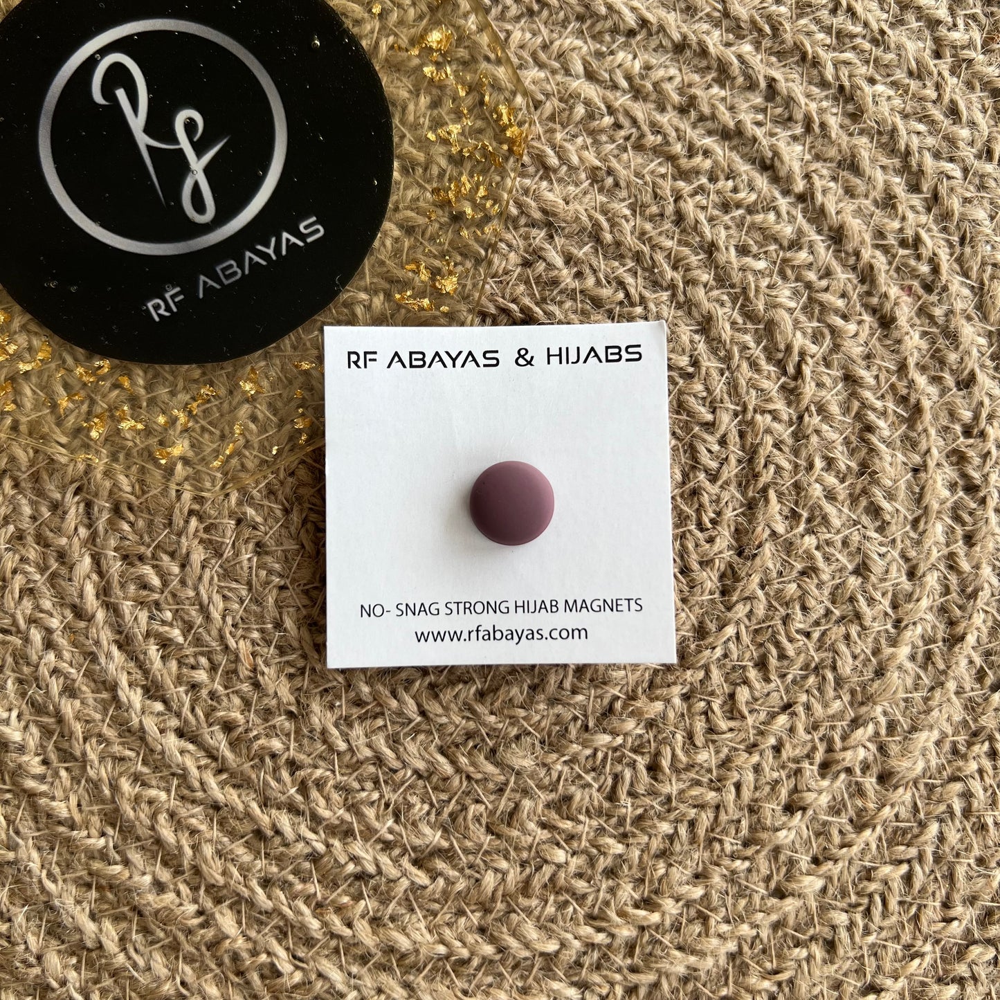 Hijab Magnet (1 Pair) - Round - RF Abayas