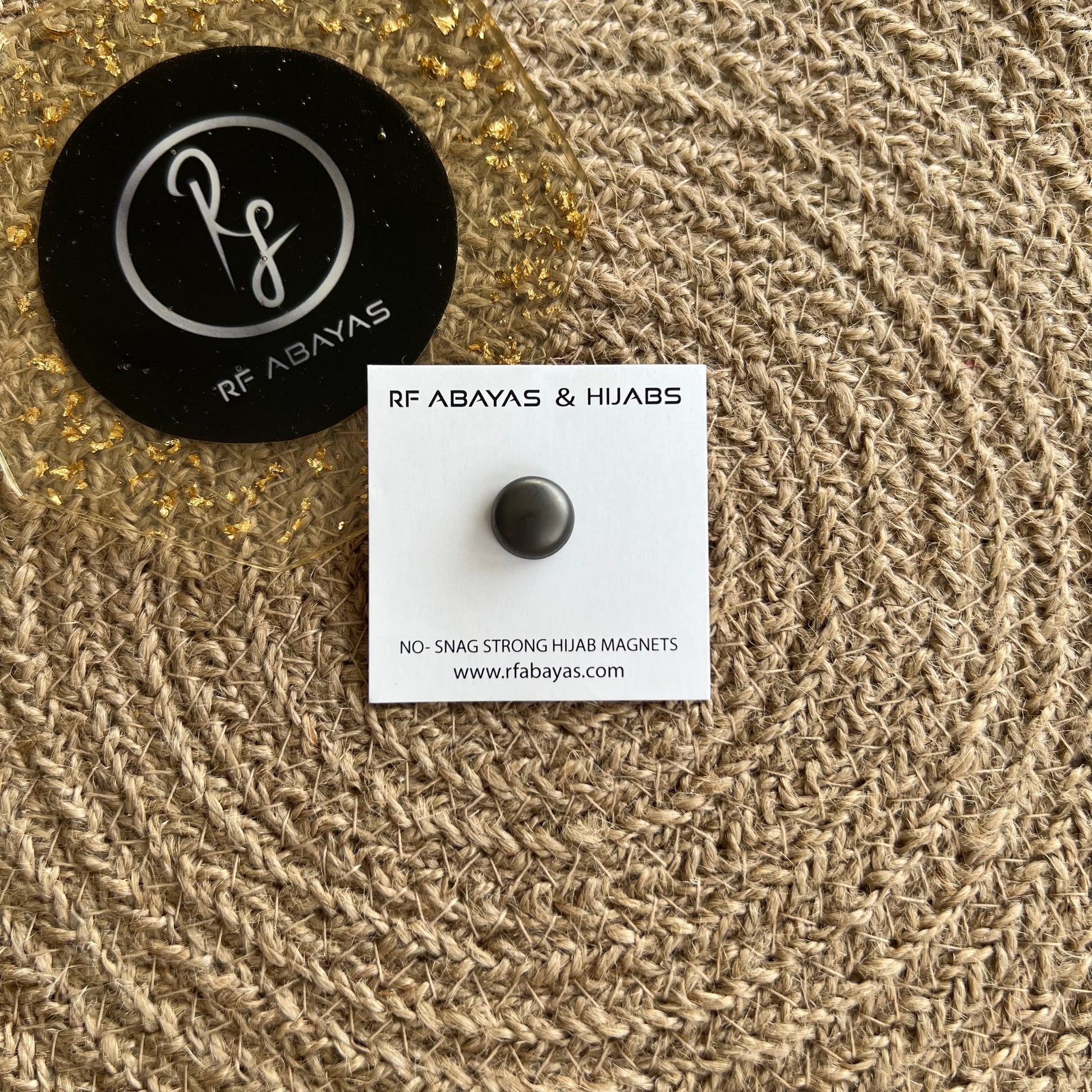 Hijab Magnet (1 Pair) - Round - RF Abayas