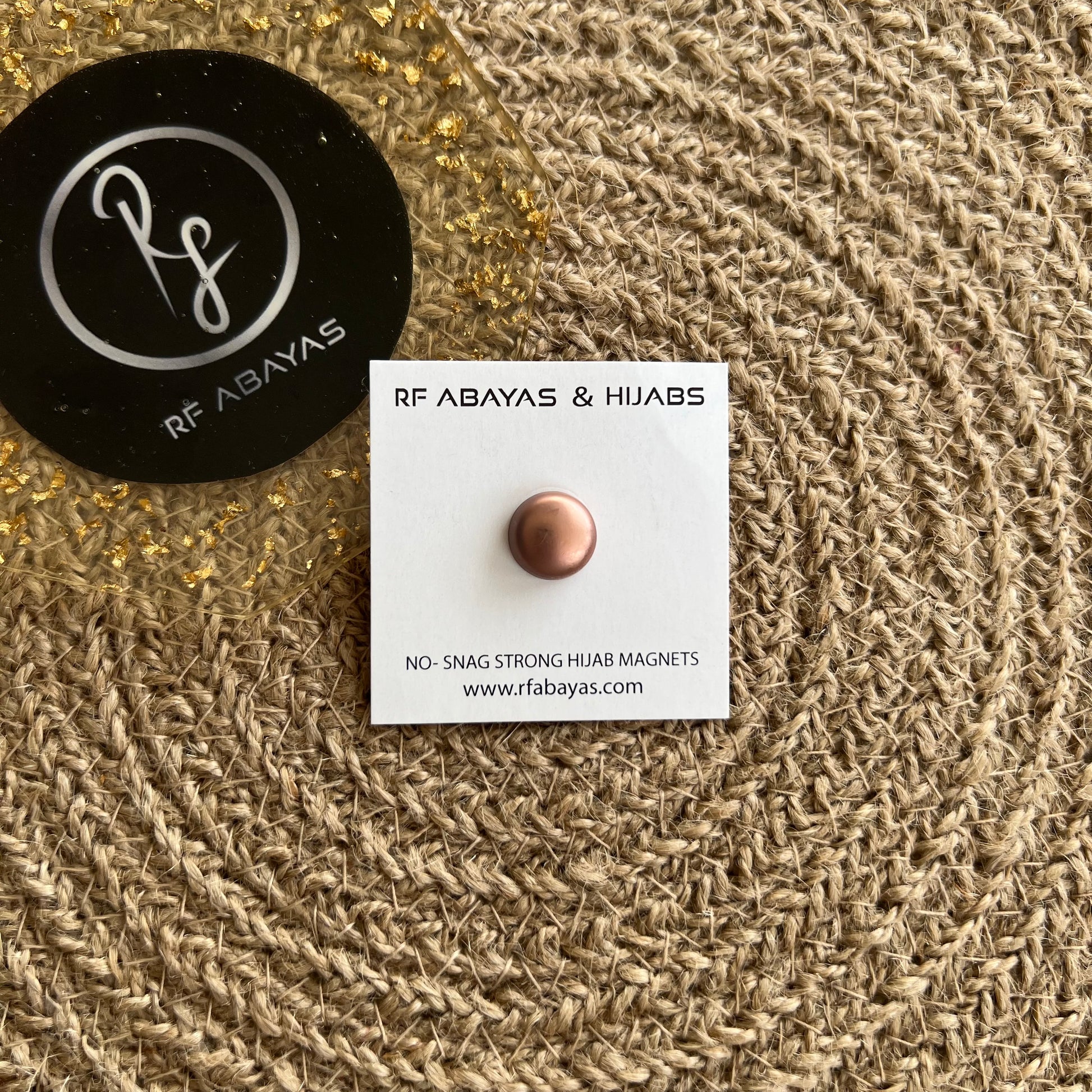 Hijab Magnet (1 Pair) - Round - RF Abayas