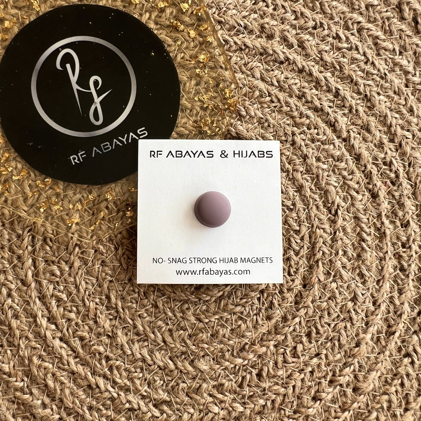 Hijab Magnet (1 Pair) - Round - RF Abayas
