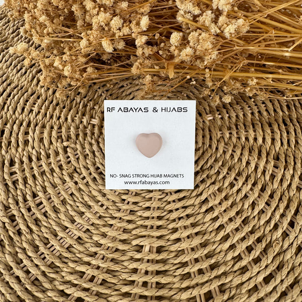 Hijab Magnetic Pin - Heart - RF Abayas