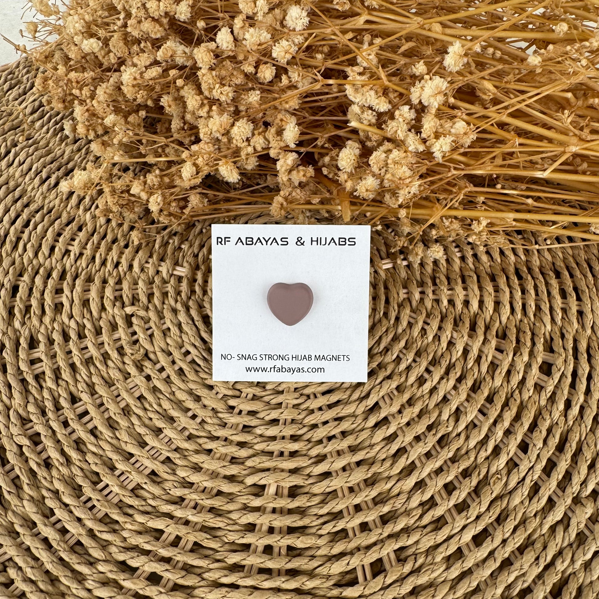 Hijab Magnetic Pin - Heart - RF Abayas