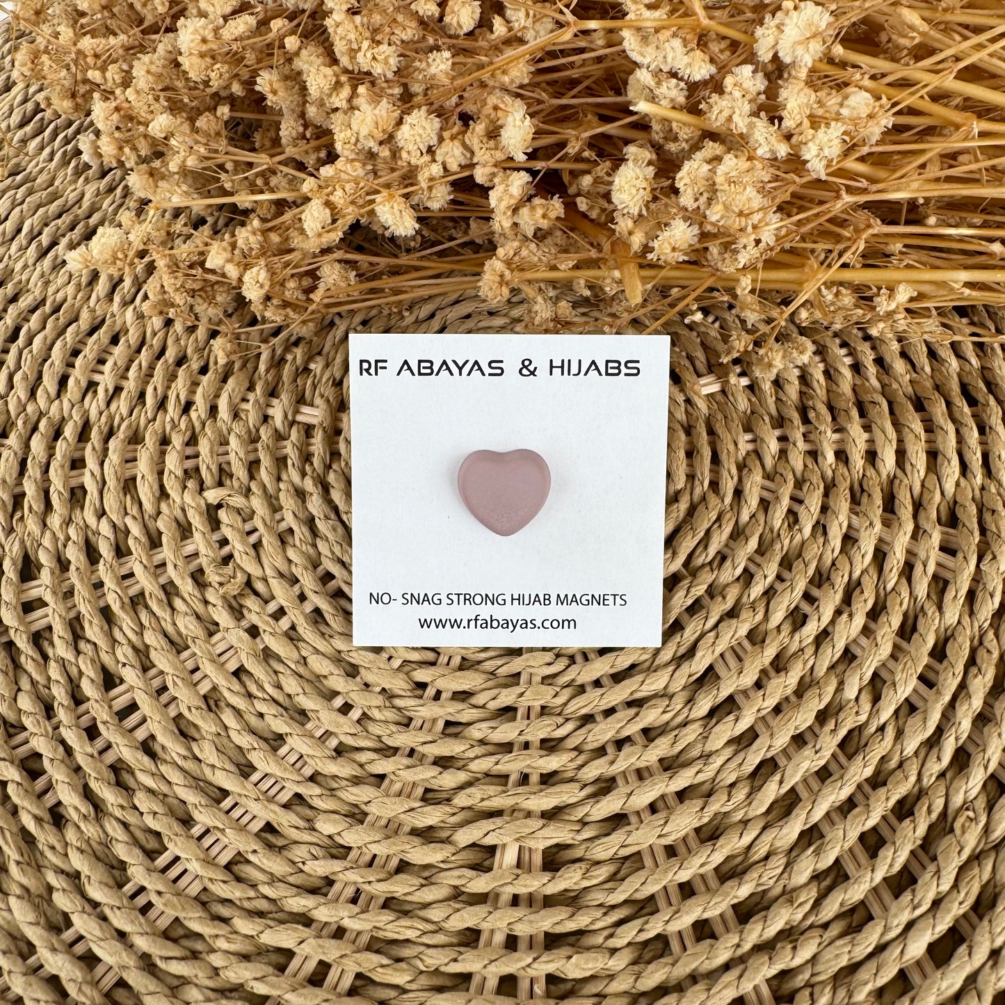 Hijab Magnetic Pin - Heart - RF Abayas