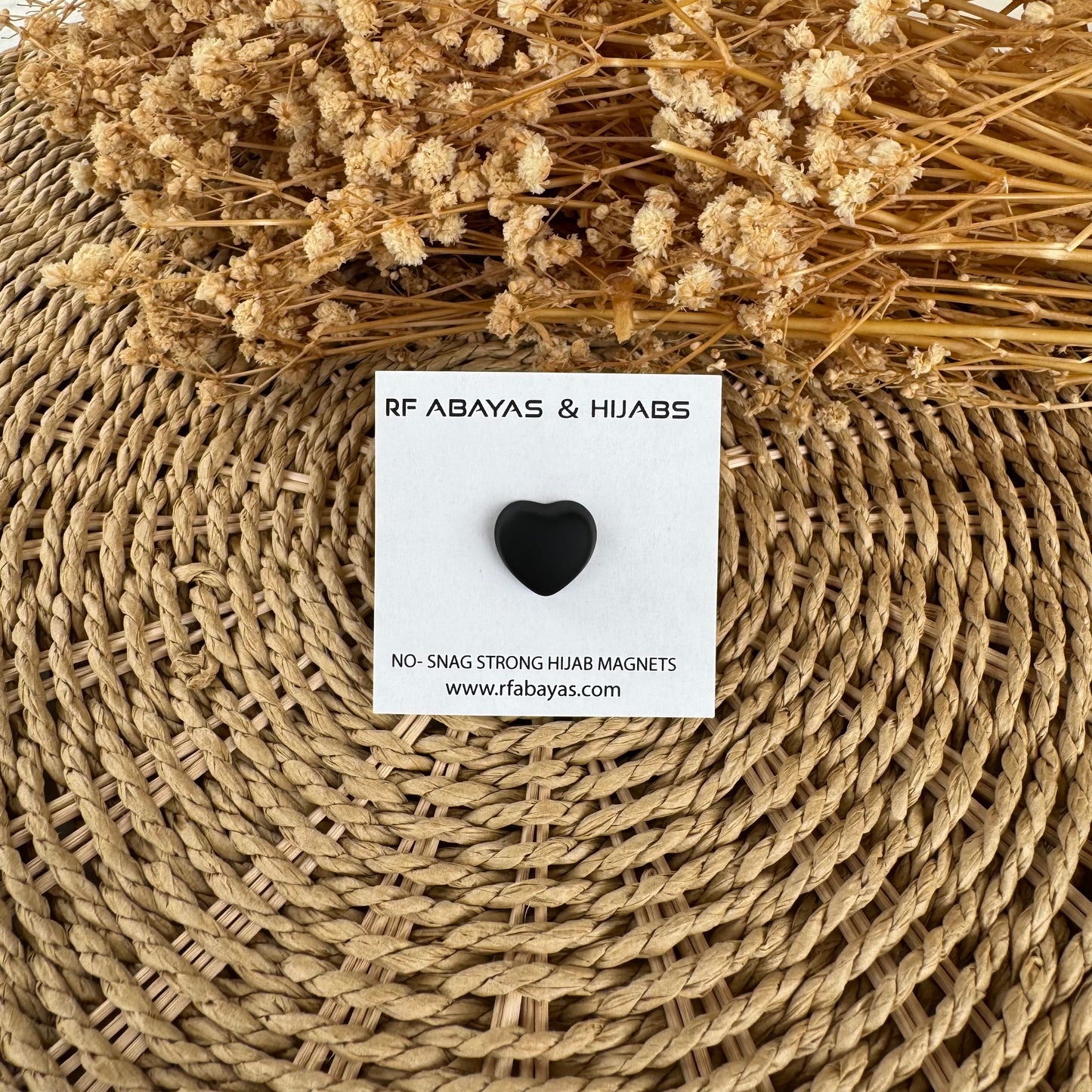 Hijab Magnetic Pin - Heart - RF Abayas