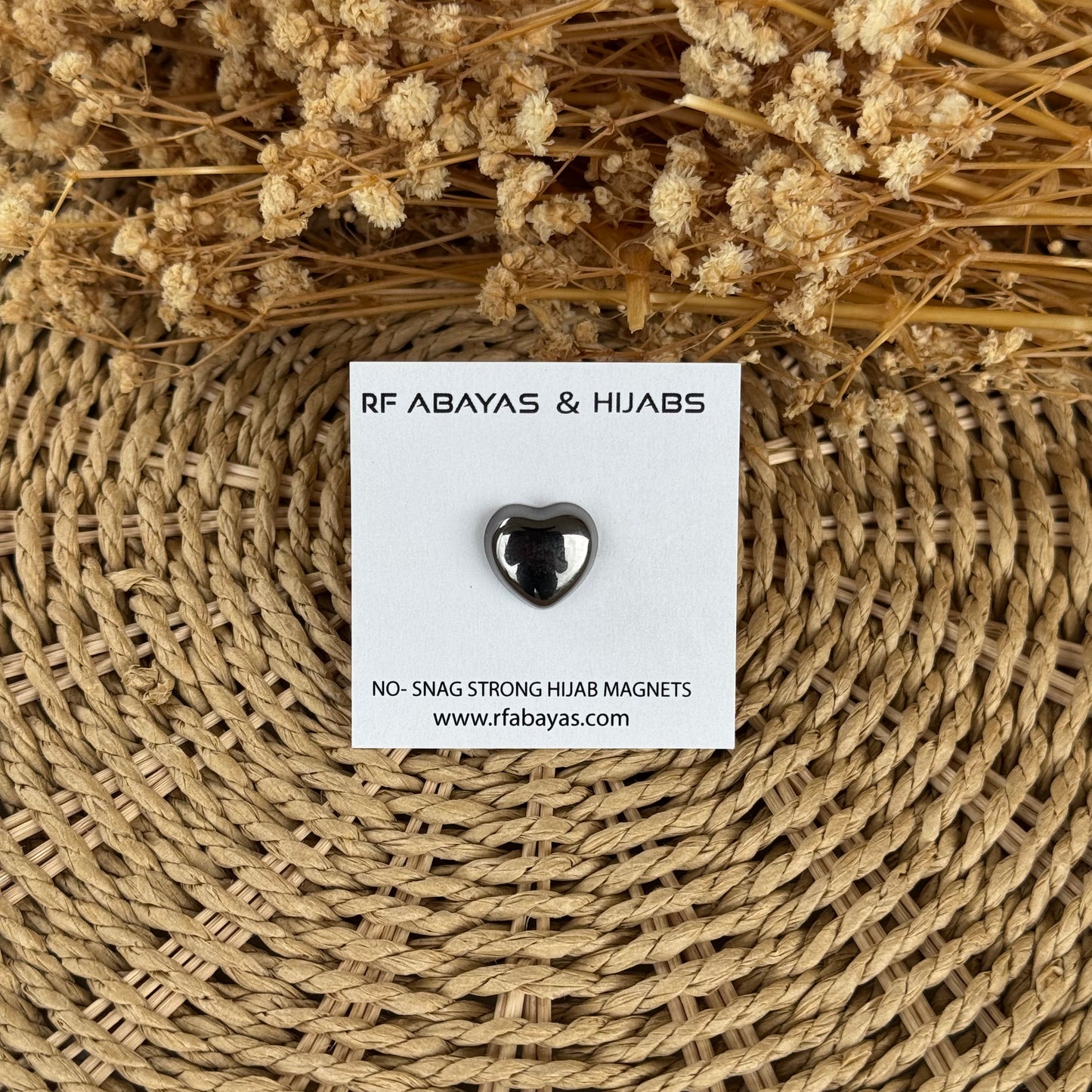 Hijab Magnetic Pin - Heart - RF Abayas