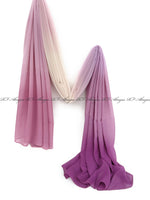 Rainbow Georgette Ombre