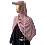 Jersey Hijab with Cap