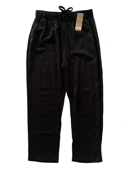 Women’s Linen Cotton Pants (Black)