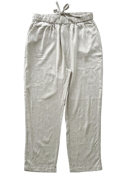 Women’s Linen Cotton Pants(Off White)