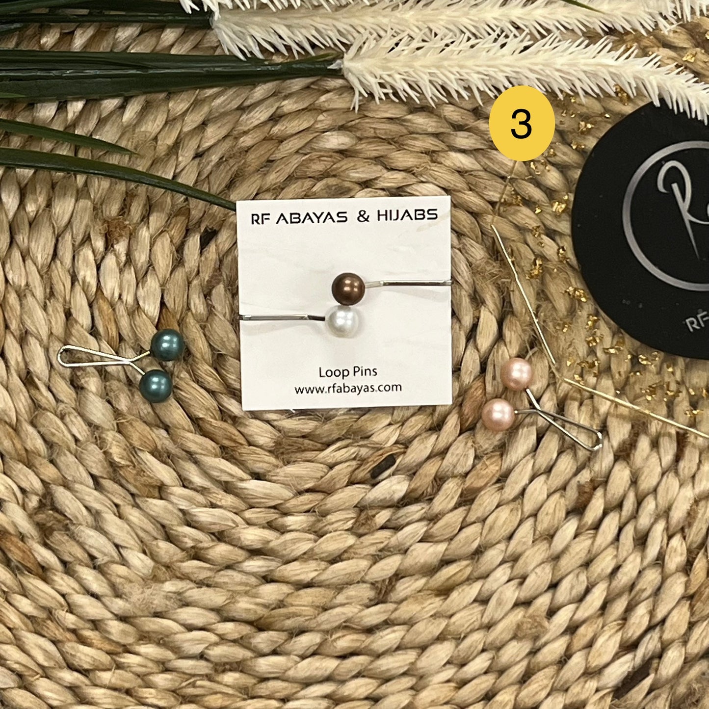 Loop Pins ( Pack of 4 Pins ) - RF Abayas