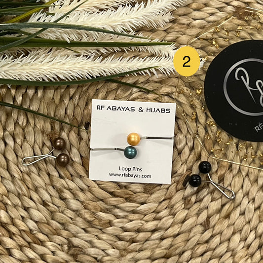 Loop Pins ( Pack of 4 Pins ) - RF Abayas