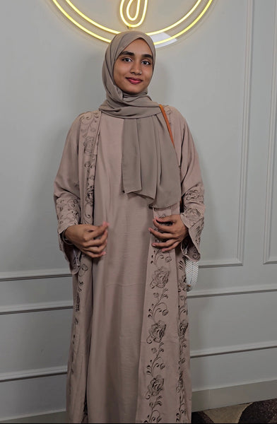 CEY Overcoat Embroidered Imported Abaya