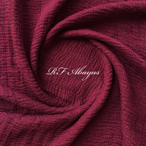 Heavy Crinkled Cotton - RF Abayas