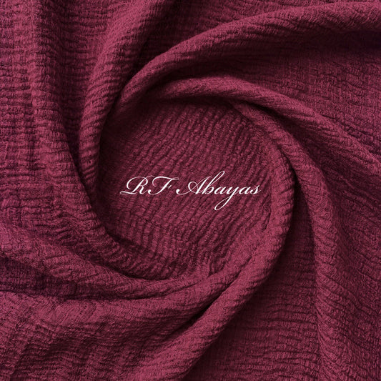 Heavy Crinkled Cotton - RF Abayas