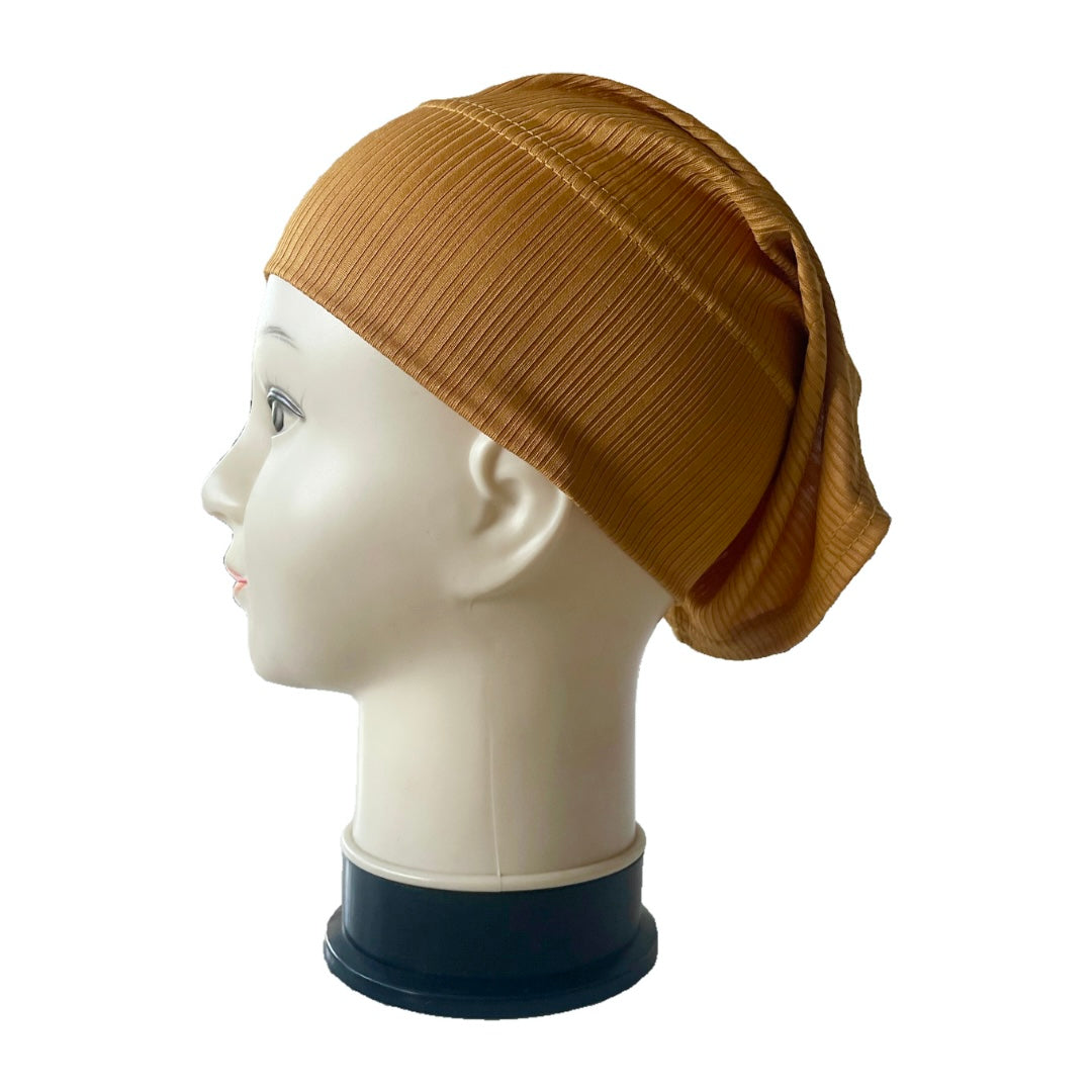 Ribbed Jersey Tube Cap - RF Abayas