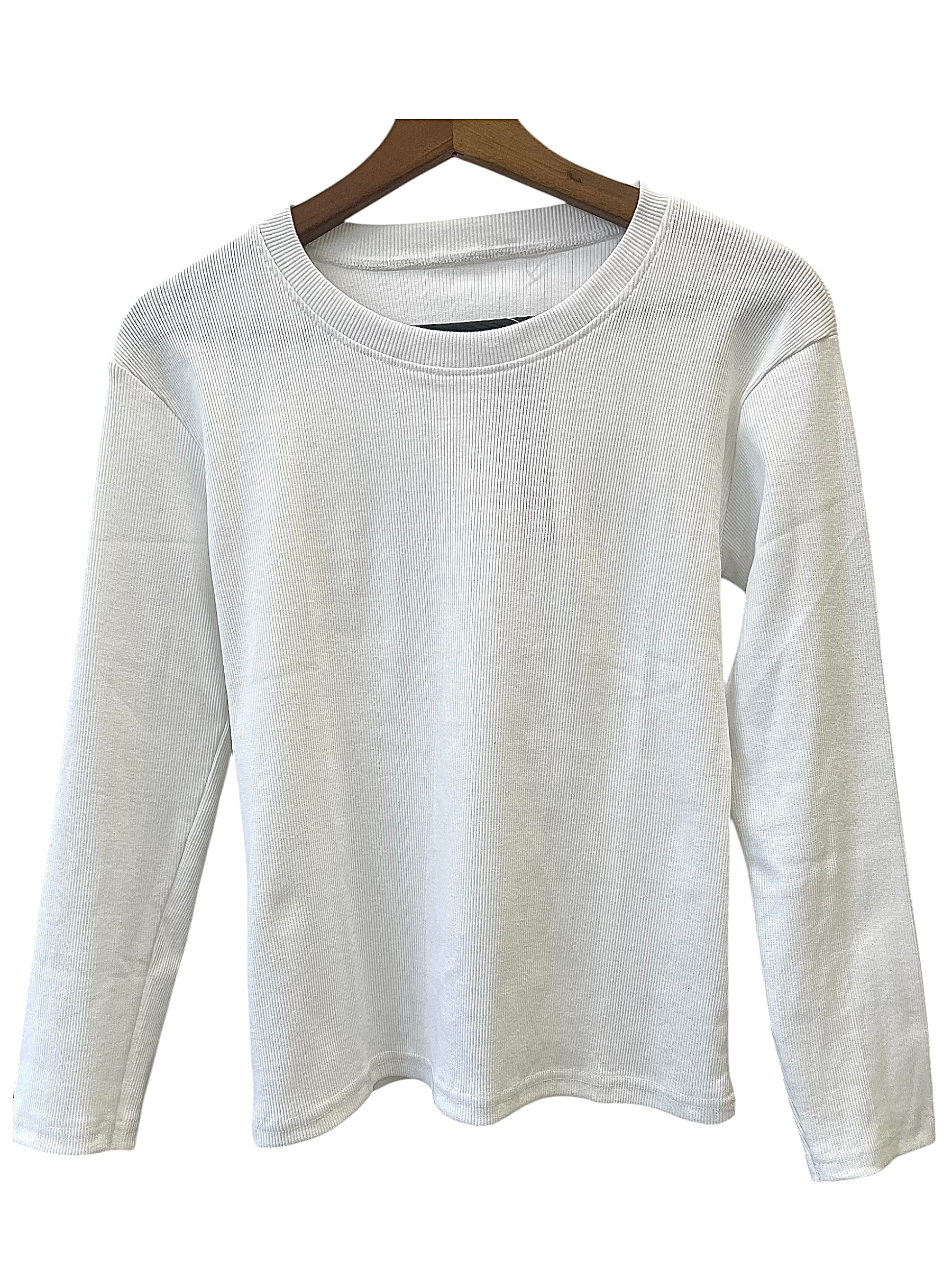 Ribbed Round Neck Inner Wear for Women - RF Abayas