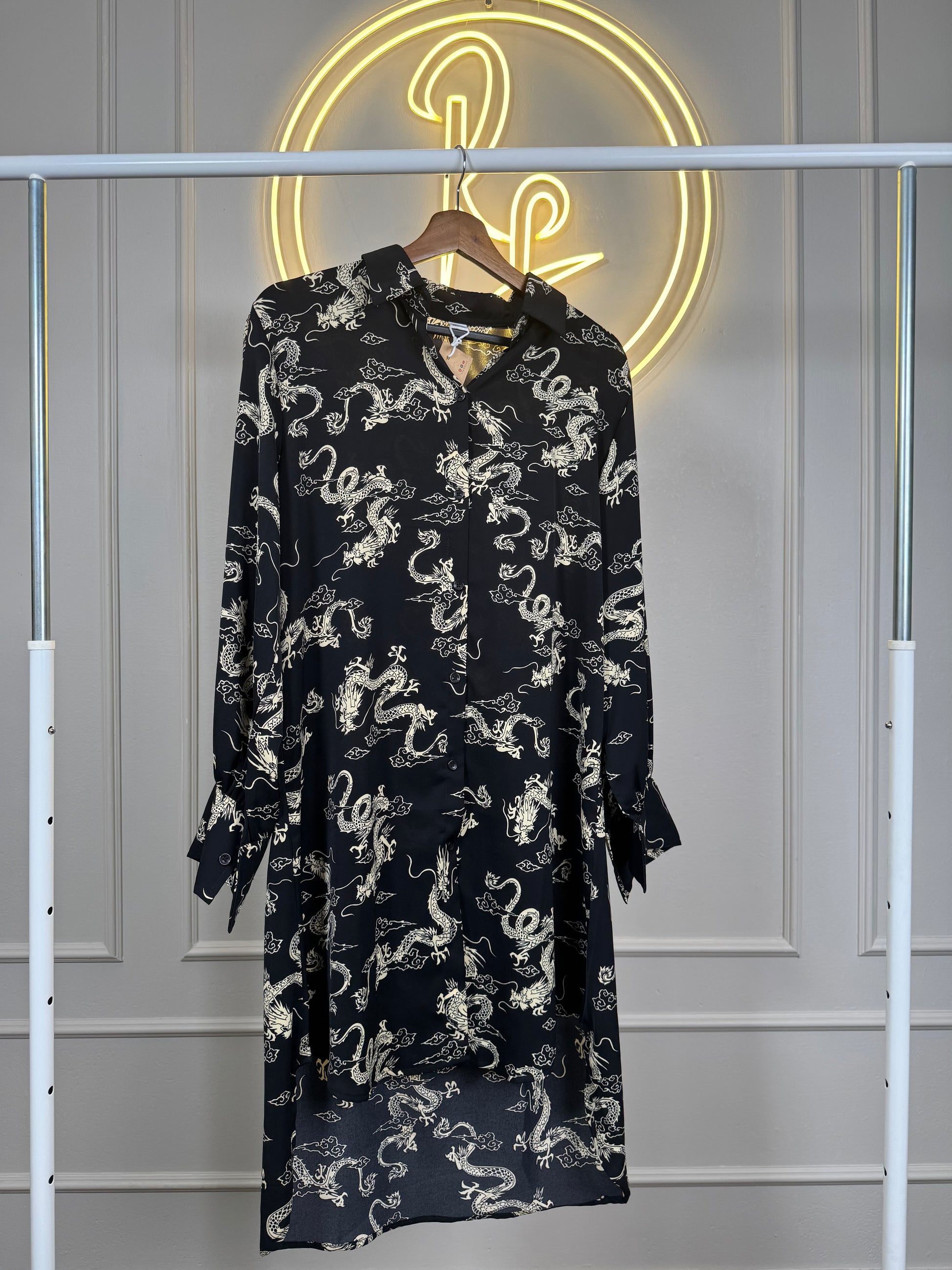 Women’s Knee Length Shirt Tops - XL - RF Abayas