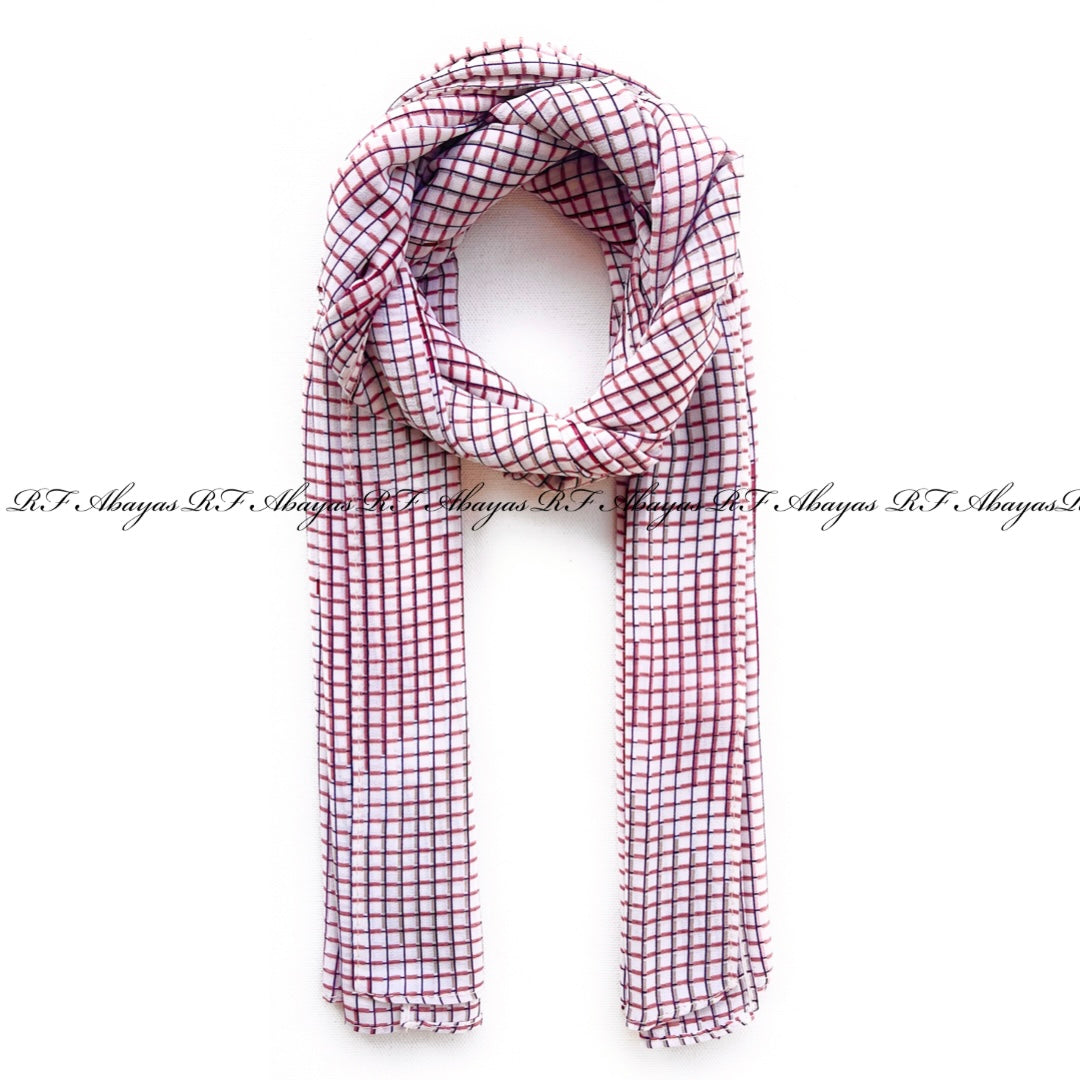 Fine Georgette Checks - RF Abayas