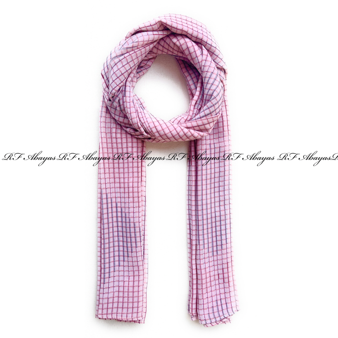 Fine Georgette Checks - RF Abayas