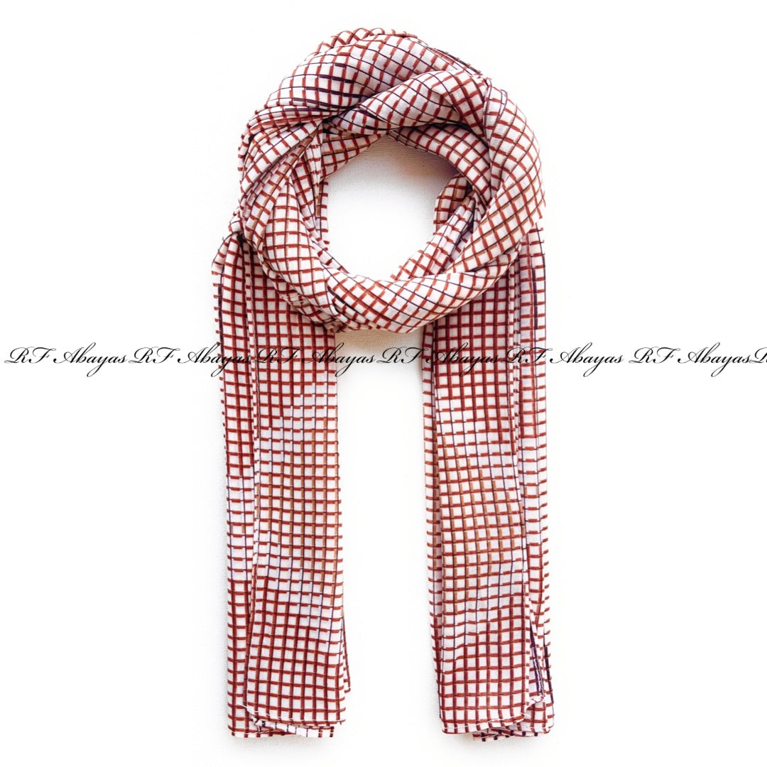 Fine Georgette Checks - RF Abayas