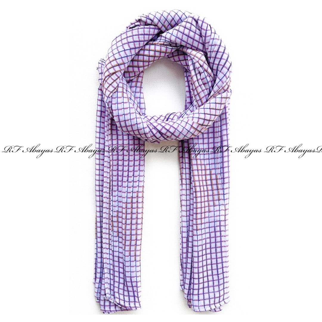 Fine Georgette Checks - RF Abayas