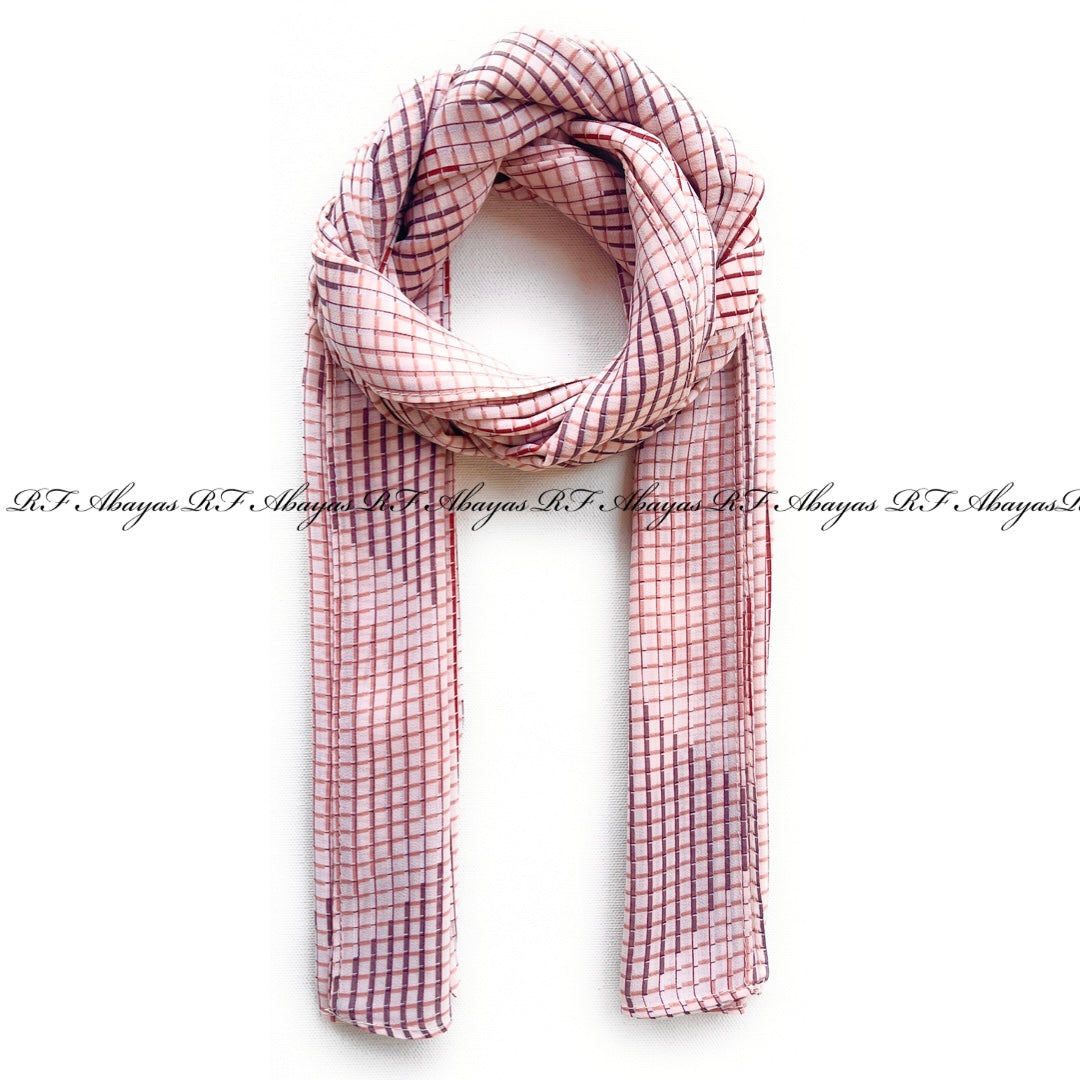 Fine Georgette Checks - RF Abayas